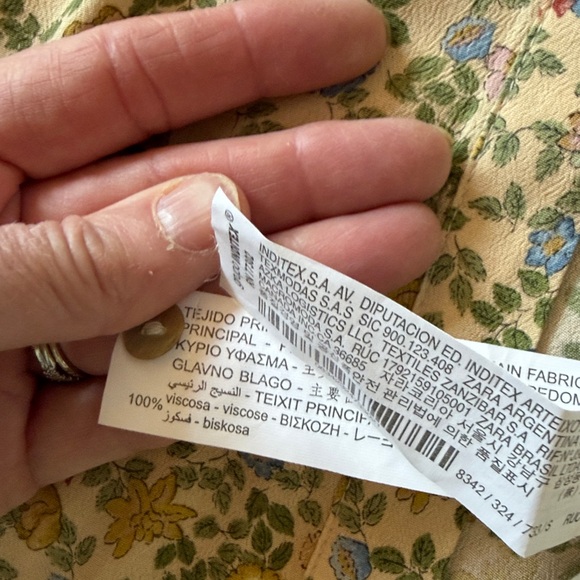 ZARA Maxi Midi Shirt Dress Size Small NWT - Picture 5 of 10